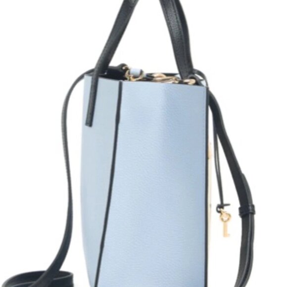 Marc Jacobs Mini Grind Light Blue & Gold Metallic Purse - Picture 13 of 13
